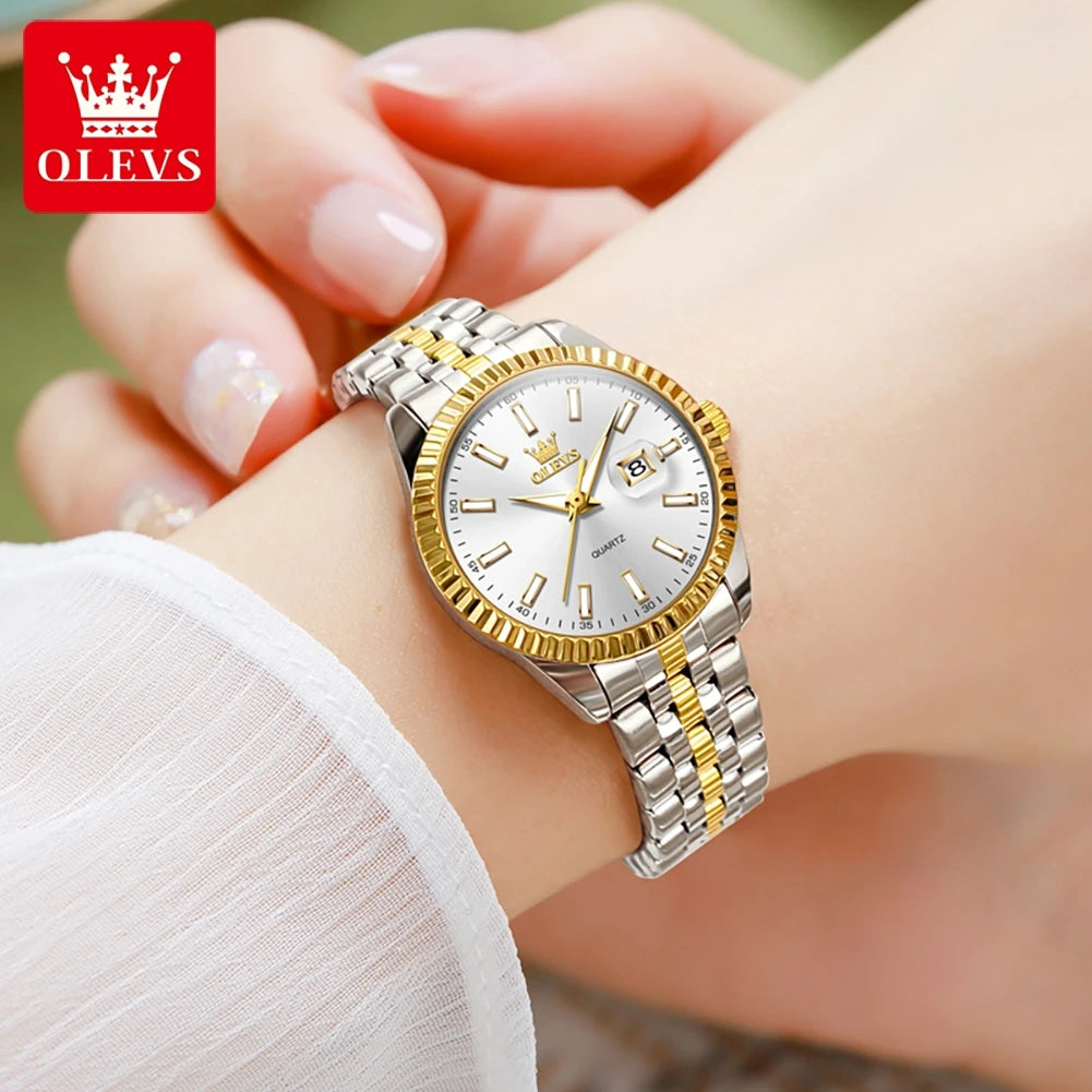 Elegant Ladies’ Waterproof Quartz Watch