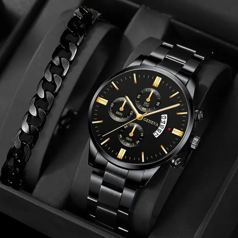 Luxury Calendar Wrist Watch
