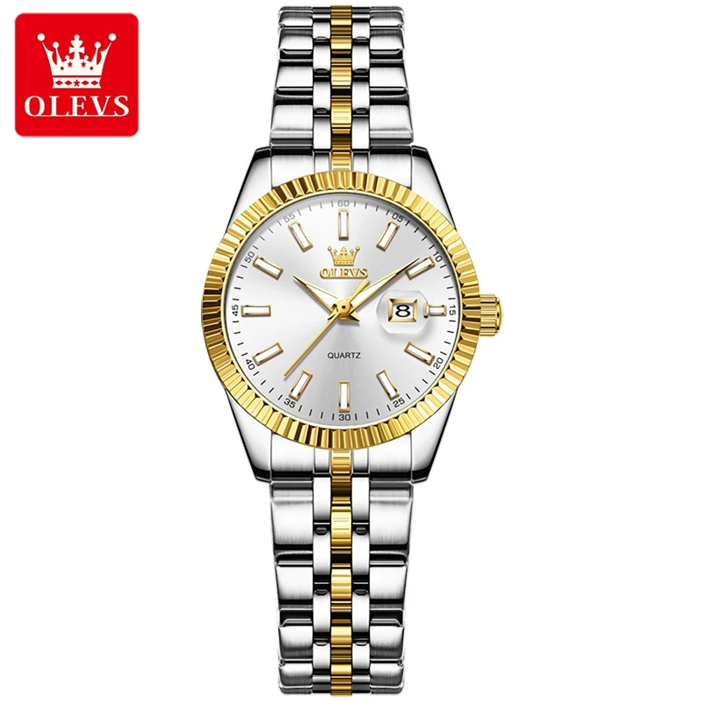 Elegant Ladies’ Waterproof Quartz Watch