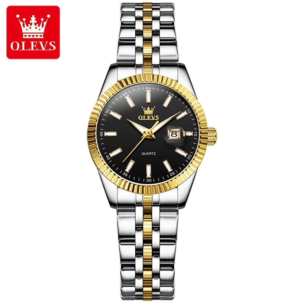 Elegant Ladies’ Waterproof Quartz Watch