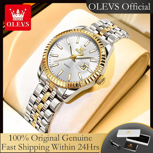 Elegant Ladies’ Waterproof Quartz Watch